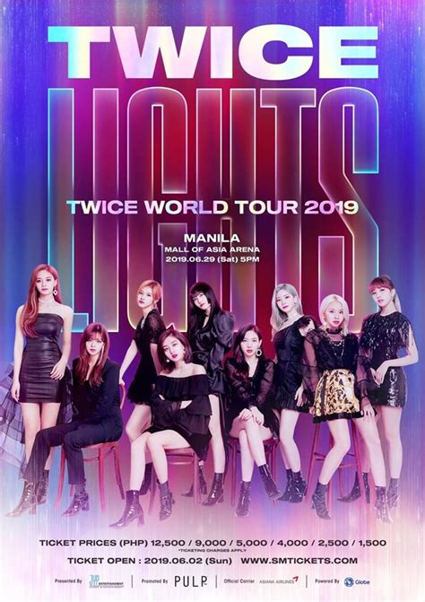 start time of concert twice in manila 6 29 19|TWICE to hold Manila concert in June .